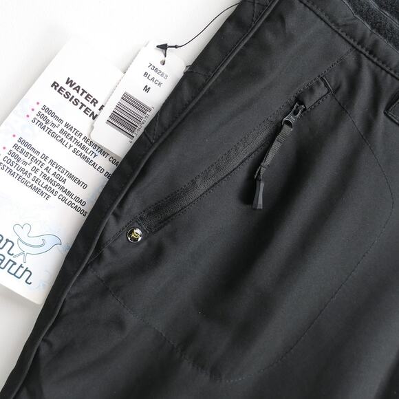 Snow Pants Men’s M Insulated Waterproof Black Winter Ski Outdoor Ocean & Earth - Picture 10 of 16